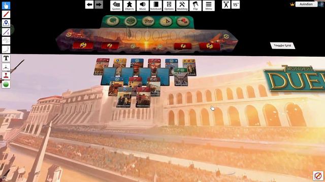 Let's Play Tabletop Simulator: 7 Wonders Duel смотреть онлайн