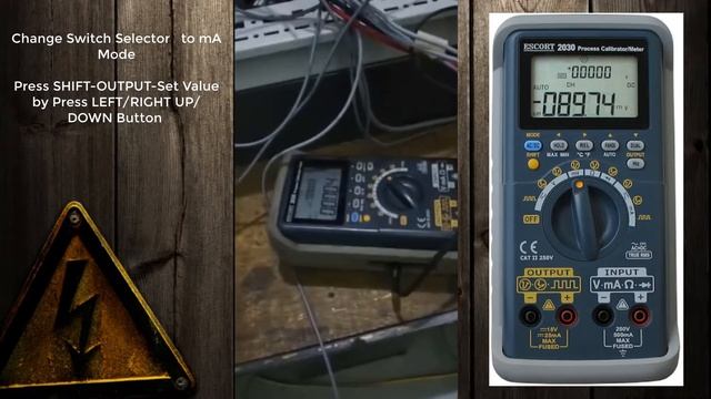 ON SITE TUTORIAL - How to Inject Ampere Using Escort 2030 Process Callibrator Multimeter смотреть онлайн