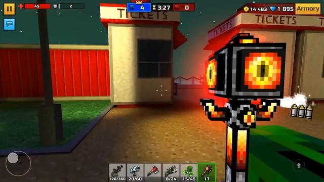 Pixel Gun 3D - Max Efficiency Weapons Gameplay смотреть онлайн