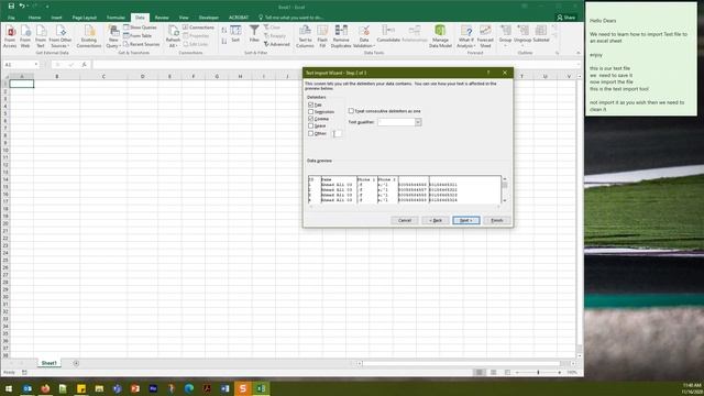 Excel101:Learn How to Simply Import Text Files to Excel and Concatenate Text смотреть онлайн