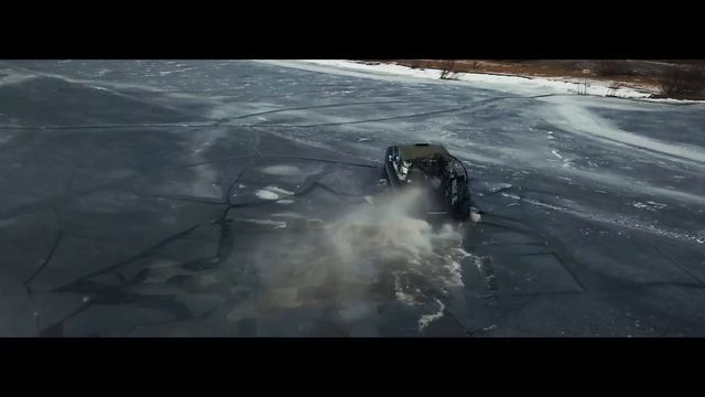 Финский залив! ЛЁД ! Торосы! Аэролодка Север смотреть онлайн