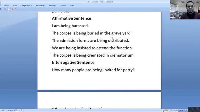 Present Continuous Passive Voice смотреть онлайн