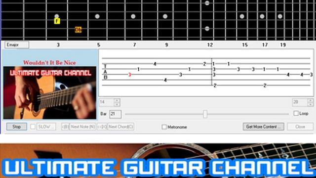 [Guitar Solo Tab] Wouldn't It Be Nice (The Beach Boys) смотреть онлайн