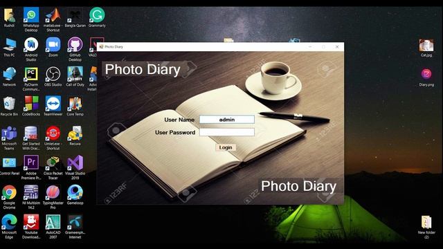 Photo Diary Desktop apps with Database connection || C# Project || SQL Database смотреть онлайн