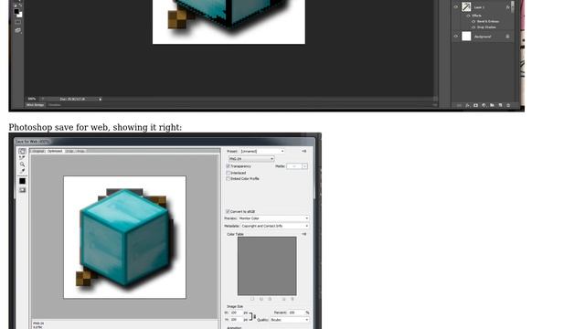 Unix & Linux: Photoshop showing Black where shades of blue should be смотреть онлайн