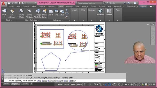 Crear Ventanas en el Layout de AutoCAD 2018 смотреть онлайн