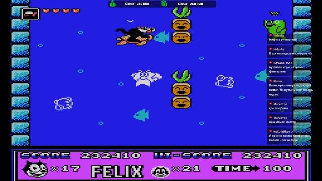 Felix the Cat - Nes Game - Полное прохождение смотреть онлайн