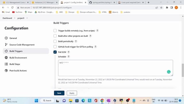 Jenkins job configurations | Poll Scm | Webhooks | Build Periodically | mymt15 смотреть онлайн