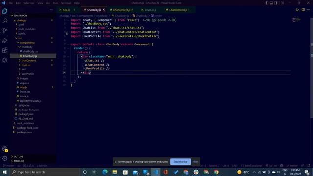 ChatApp using React.js смотреть онлайн