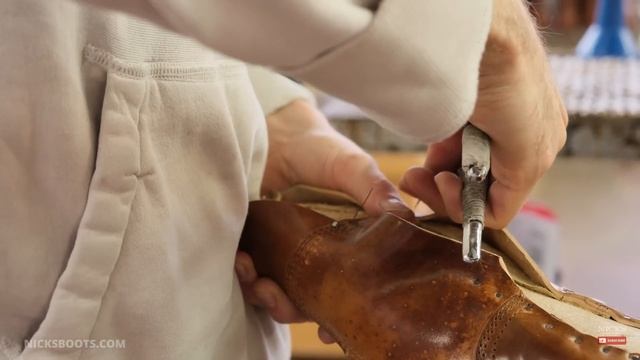 World's Most EXPENSIVE Work Boot! How It's Made: Nicks Handmade Boots - Shell Cordovan Boot
