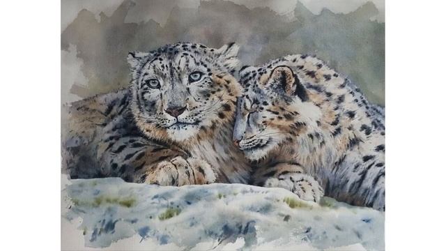 В мире прекрасных акварелей художницы Татьяны Шундеевой (Tatiana Shundeeva) смотреть онлайн