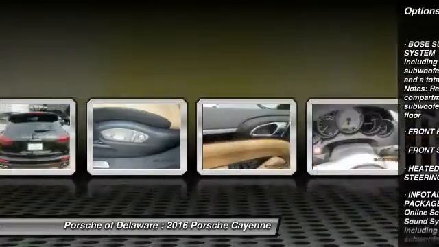 2016 Porsche Cayenne Newark DE PA17414 смотреть онлайн