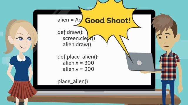 Alien Shooting Game with Python and Pygame Zero | Made With Mu editor 2/2 смотреть онлайн