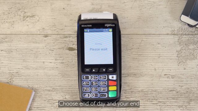 Ingenico Move 3500 - End of Day Reports смотреть онлайн