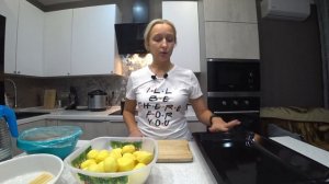 Шашлык из свинины, домашний, с картошкой в духовке