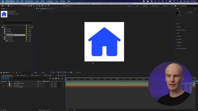 After Effects: Animated Tab Bar Icons for Lottie смотреть онлайн