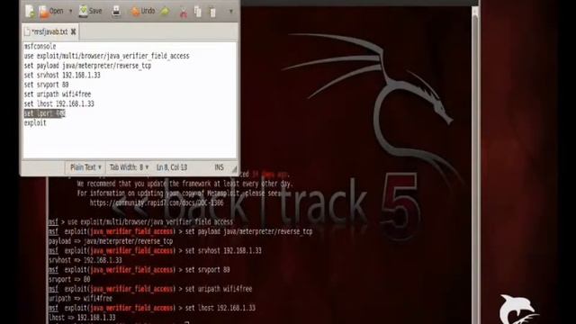 Windows7 Hack Metasploit Java Bytecode Verifier Cache Exploit смотреть онлайн