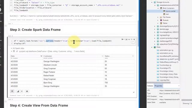 Azure Data Brick's Demo - Query Files From An Azure Gen 2 Data Lake - Modern Data Architecture смотреть онлайн