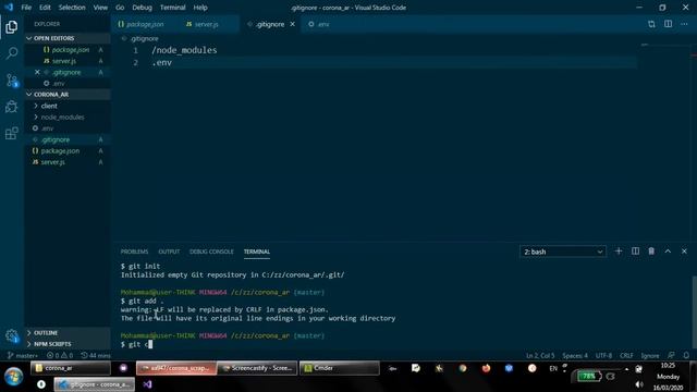 #3 pushing to github using git command line تعلم الرفع الى الكلاود смотреть онлайн