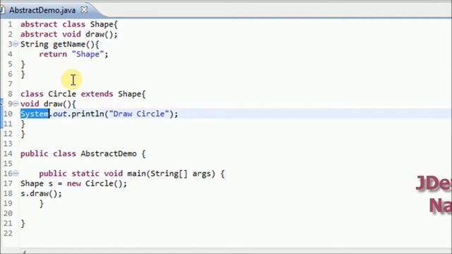 13-Core Java Tutorial | Instanceof | abstract | Eclipse IDE example смотреть онлайн