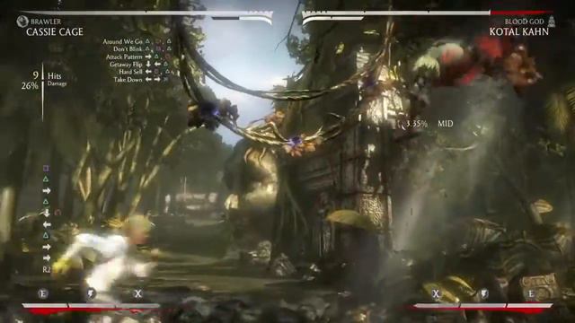 Mortal Kombat X- Cassie Cage (34% No Meter) (Brawler) смотреть онлайн