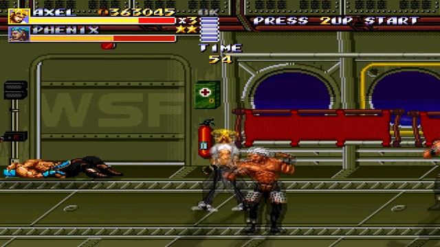 Streets of Rage Remake (PC) [Axel Route 1] смотреть онлайн