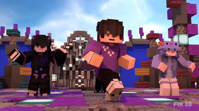 Майнкрафт 3D Анимация Запуска Сервера Vixoma.ru смотреть онлайн