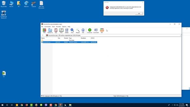 Fix for Component 'MSCOMCTL.OCX' a file is missing or invalid Error смотреть онлайн