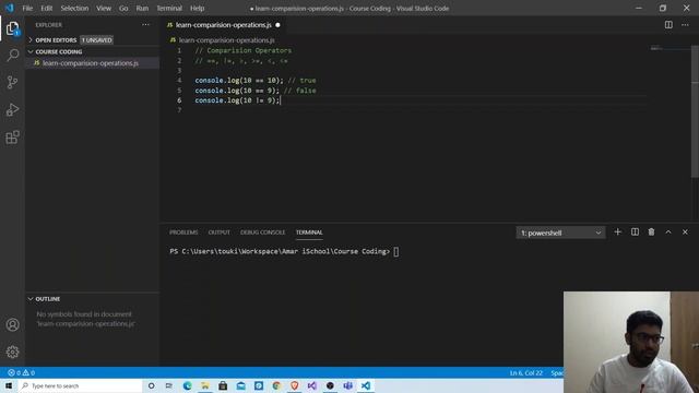 MERN Stack Development || Comparision Operators смотреть онлайн