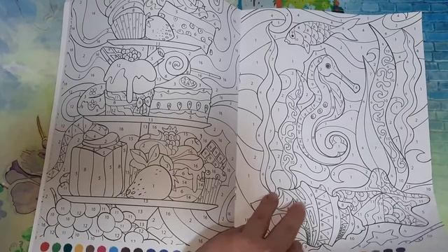 Листаю раскраску по номерам Удивительный мир. смотреть онлайн