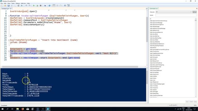 SQLite Leistungstest | PowerSHELL deutsch смотреть онлайн