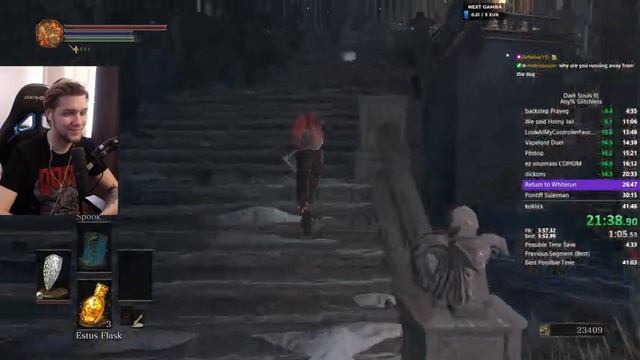 Dark Souls 3 - Any% Glitchless Speedrun in 41:43 смотреть онлайн