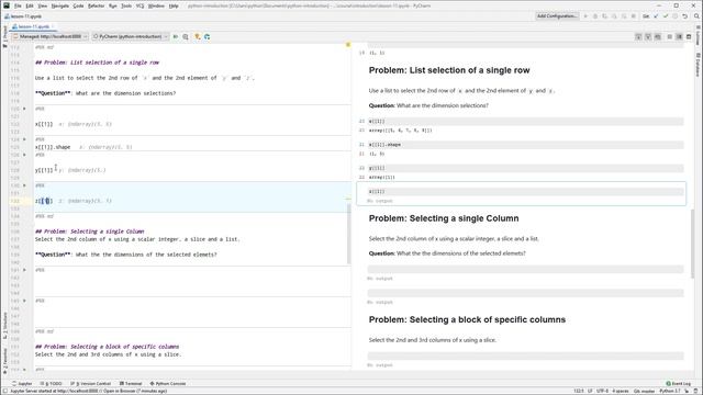 Lesson 11: Accessing Elements in NumPy Arrays смотреть онлайн