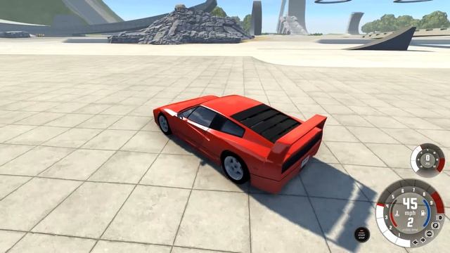 BeamNG.drive - FERRARI F40 смотреть онлайн