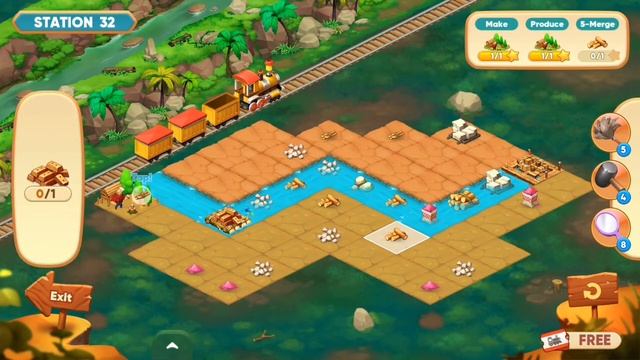 3 match merge game Merge Train Town [Puzzle Merge Game] Level 32 Gameplay Guide смотреть онлайн