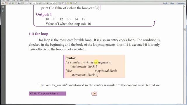 #12thComputerScience Chapter 6- Control Structures (Part II) смотреть онлайн