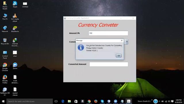 Curruncy Converting Application (JAVA Simple GUI) смотреть онлайн