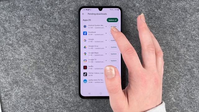 Samsung Galaxy a34 5G - How to update the apps • ? • ??? • ? • Tutorial смотреть онлайн