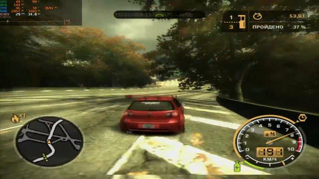 ASUS HD 5550 1GB TEST NFS Most Wanted 2005 1600x1200 [HIGH] смотреть онлайн