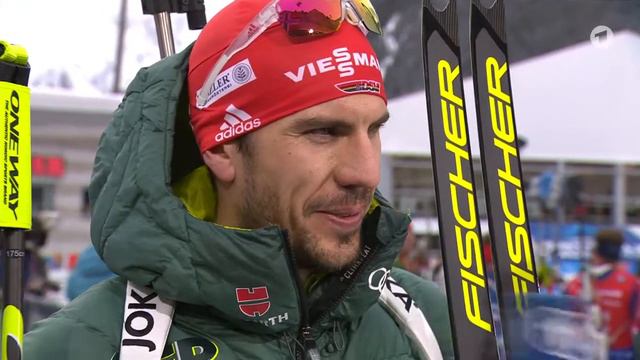 Antholz-2018. Arnd Peiffer 4th in pursuit смотреть онлайн