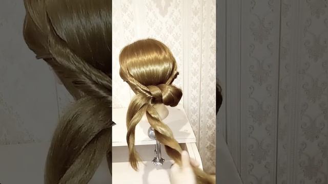 ??КРАСИВАЯ И ЛЕГКАЯ ПРИЧЕСКА ЗА МИНУТУ? Прическа в школу,на первое сентября,на выпускной,на свадьбу смотреть онлайн