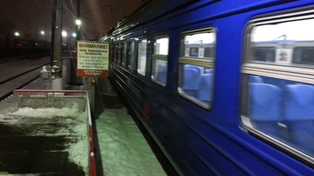 Электропоезд ЭД4М-0353 "РЭКС" регион-экспресс. смотреть онлайн