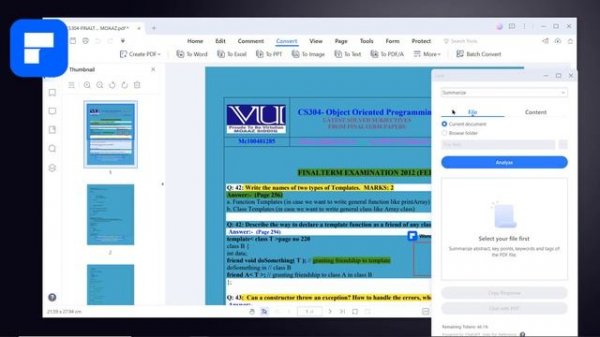 How Chatgpt Read PDF? PDF Editor with AI Tool | Wondershare PDFelement