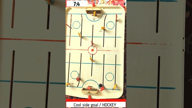 Крутой боковой гол / Cool side goal #hockey #sports #sport #tablehockey #хоккей #game #games смотреть онлайн