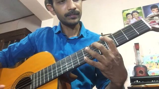 How to play Lambada in fingerpicking style. (1st Step.) смотреть онлайн