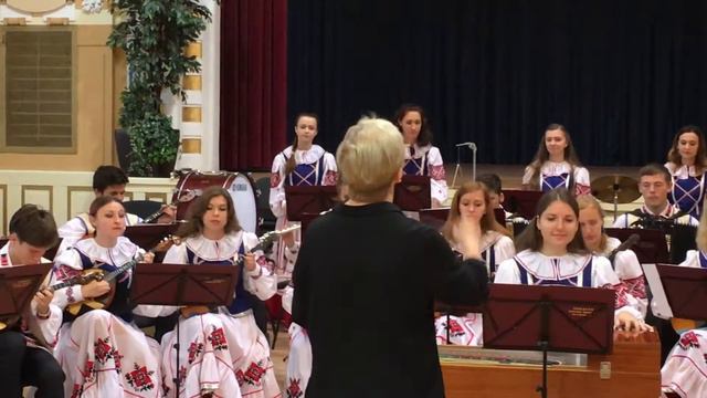 The Orchestra of Russian Folk instrument "Balalaika" - plays Russian troika by Vladimir Kornev смотреть онлайн