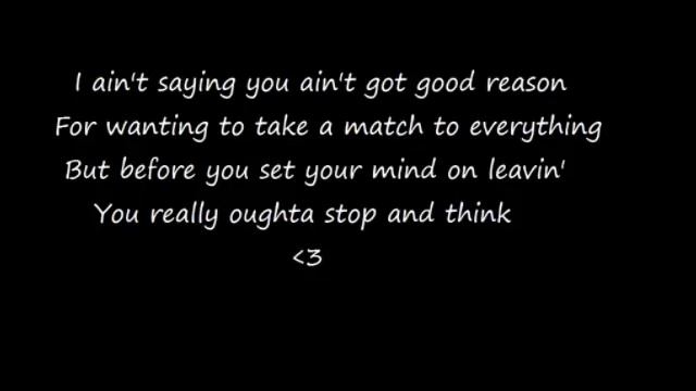 Don't Leave Her If You Can't Let Her Go - Chris Young смотреть онлайн