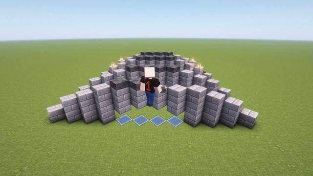 Easy Medieval / Fantasy Small Diagonal Bridge How To - Minecraft Tutorial смотреть онлайн