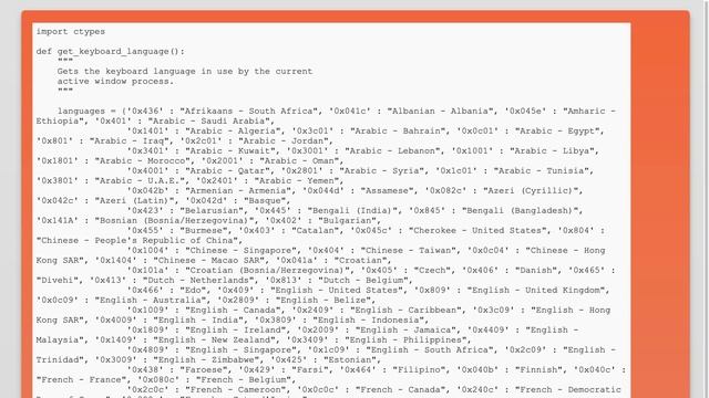 How to detect current keyboard language in python смотреть онлайн