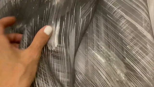 Стильная серая органза с серебристым люрексом. Ткань тюлевая арт NIL 59 смотреть онлайн